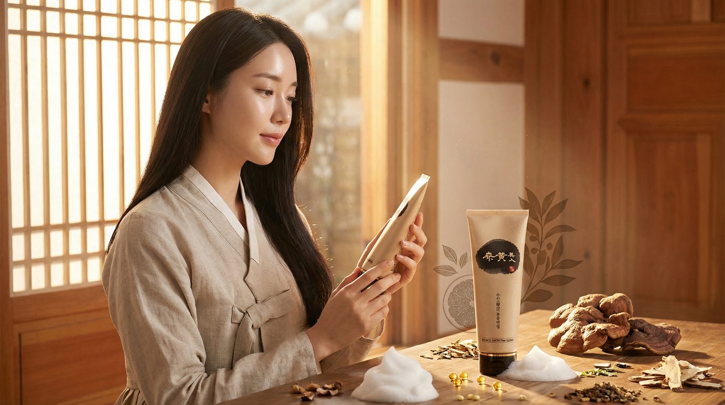 SOOSUL CLEANSING FOAM with Sanghwang Mushroom